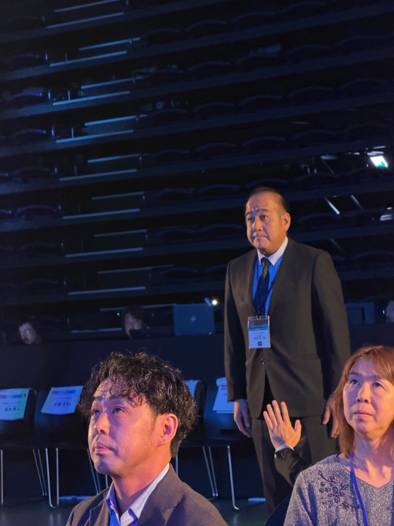 表彰式会場にて