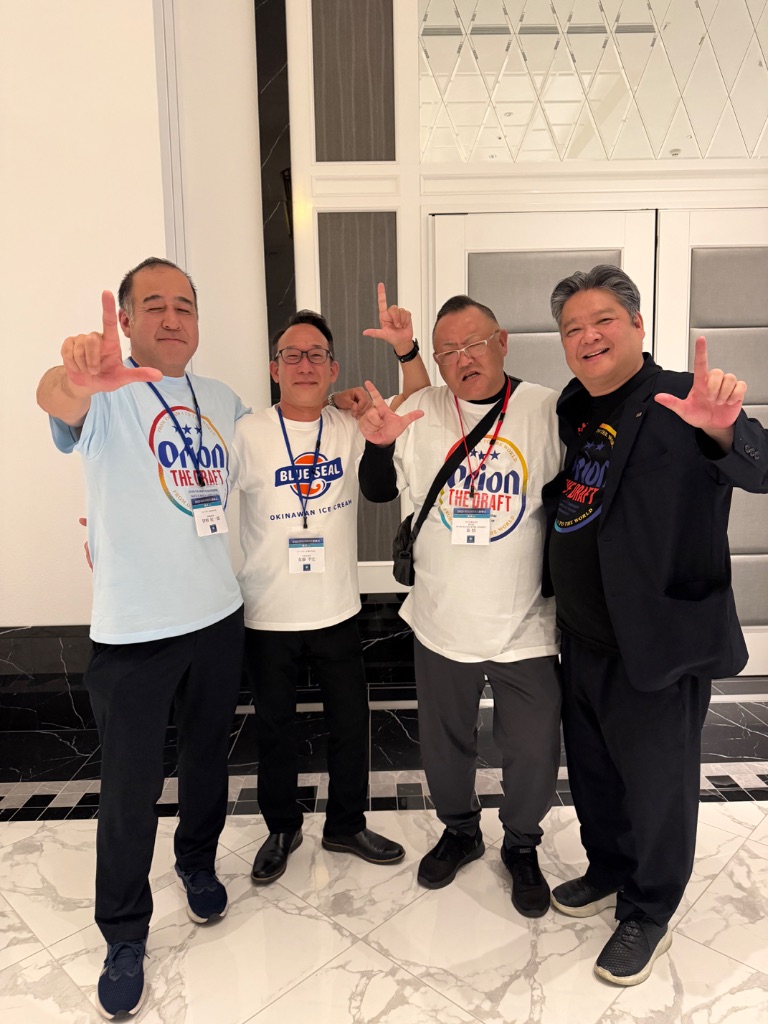 仲間との記念撮影