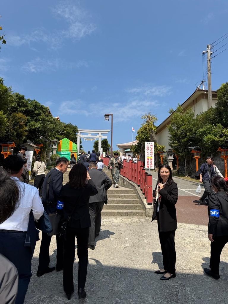 沖縄参拝の様子