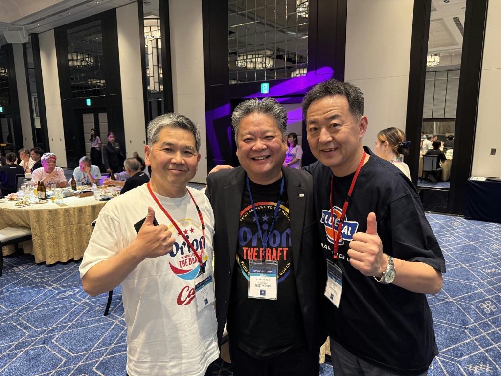 懇親会 3ショット